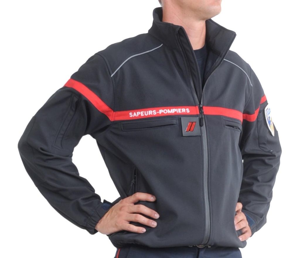 VESTE SOFTSHELL Sapeurs Pompiers